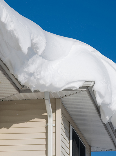 We offer cottage roof snow removal services